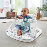 FISHER-PRICE SIT-ME-UP FLOOR Baby Seat Gray/White  NEW