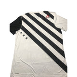Reebok Men's Large Black White Graphic Polyester T Shirt