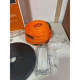 Pumpkin Pole Halloween Decoration with Lights 4' Tall