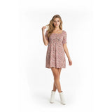 Ardene Women's Pink Floral Flow Sundress size Medium