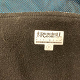 Running Room Polyester Jacket Women's Size XS Blue Black Long Sleeve Mock Full Zip Jacket