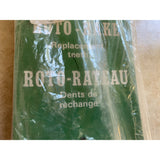 Roto-Rake Replacement Teeth Set Of 2 (no Hardware)