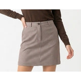 Maggie Lane Golf Skort Women's 12 Black white checked Poly/spandex pre-owned