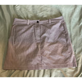 Maggie Lane Golf Skort Women's 12 Black white checked Poly/spandex pre-owned