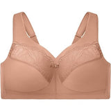 Glamorise Womens MagicLift Natural Support Bra Wirefree #1010 Cafe