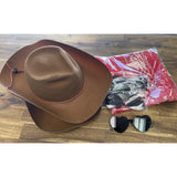 Newcotte 18 Pcs Western Cowboy Hat Costume Party Set NEW