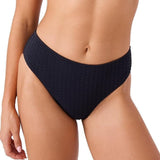 Roxy Halewia Womens Bikini Bottoms –Stretch Swimwear, UPF+50, XXL Black NWT