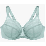 Glamorise Womens Lace Comfort Wonderwire Bra Underwire #9855 Jade