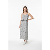H&M Girls Size 14Y Gray All Over Horse Pattern Sleeveless Maxi Dress