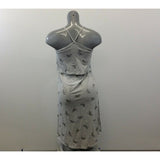 H&M Girls Size 14Y Gray All Over Horse Pattern Sleeveless Maxi Dress