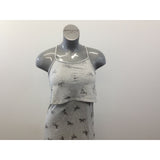 H&M Girls Size 14Y Gray All Over Horse Pattern Sleeveless Maxi Dress