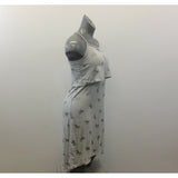 H&M Girls Size 14Y Gray All Over Horse Pattern Sleeveless Maxi Dress
