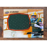 2024 Upper Deck CFL Greatness Jumbo Jersey Javon Leake 96 Edmonton Elks