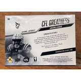 2024 Upper Deck CFL Greatness Jumbo Jersey Javon Leake 96 Edmonton Elks