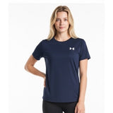 Under Armour heatgear Men's S T-shirt loose fit navy blue with small white logo