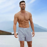BRISIRA Mens 42 5XL Swim Trunks Shorts  Men Quick Dry 5 inch Compression Liner Zipper Pocket