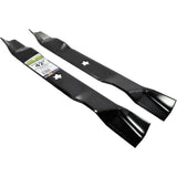 2 Blade Mulching Set for Many 42" Cut Craftsman, Husqvarna, Poulan Mowers Replaces OEM #'s 134149, 594892701, 532134149