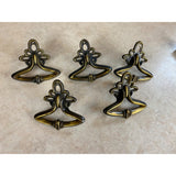 Vintage  Drop Handles Drawer Pull Door Dresser Handle USED Lot Of 5