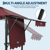 GRILL GAZEBO 8X5 FT WITH 7X3 FT AWNING NEW Unassembled