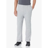 Jerzees Men's Adult Open Bottom Sweatpants Gray Heather Large 50/50