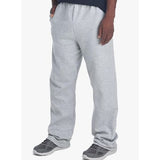 Jerzees Men's Adult Open Bottom Sweatpants Gray Heather Large 50/50
