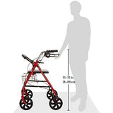 DRIVE ROLLATOR Adjustable Height with seat - NEW