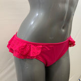 BP. Women's Pink Bathing Suit Bottoms Fancy Sides Size XL Nylon Blend NWT