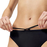 Speedo 8004556001 Womens Hydraline Classic Solid Bikini Bottom XS Black NWT