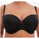 Elomi EL4300BLK Womens 32L Smooth Strapless Seamless Underwire T-Shirt Bra