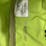 Danskin Full Zip Jacket Women's Medium Green Long Sleeve Polyester Blend Mock Neck