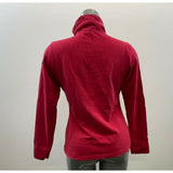 Roots Full Zip Jacket Women’s Size Medium Red Long Sleeve Mock Neck