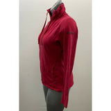 Roots Full Zip Jacket Women’s Size Medium Red Long Sleeve Mock Neck