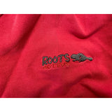 Roots Full Zip Jacket Women’s Size Medium Red Long Sleeve Mock Neck