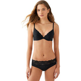 b.tempt'd by Wacoal 958287 Womens Push-up Bra Black /Animal Accent