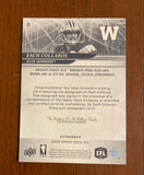 2025 Upper Deck CFL Football Card Autograph Zach Collaros Blue Bombers