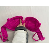 La Senza Women's Pink Lacey Removeable Strap Strapless Bra Size 32D Polyamide Blend