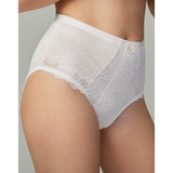Wonderbra W0684 Women's L Vintage Pink Medium Control Panty Chantilly Lace NIB