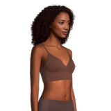 Denver Hayes Medium Perfect Fit Seamless Wire Free Molded Bralette Coffee NWT