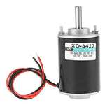 XD-3420 DC12V 30W CW/CCW Permanent Magnet DC Motor 3500RPM Reversible