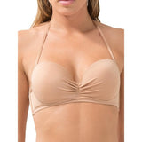 Smart and Sexy SA1001 Swim Secret The Getaway Bikini Top 34C Caramel NWT