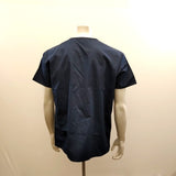 WonderWink Women's V Neck Scrub Top Size Small Blue Short Sleeve Polyester Blend NEW