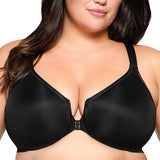 Glamorise Womens Wonderwire Posture Back Bra Underwire #9265 Black