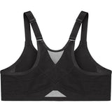 Glamorise Womens Wonderwire Posture Back Bra Underwire #9265 Black