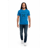 Hurley T shirt Men's Large Blue Cotton Blend