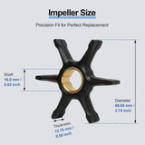 MARKGOO 775521 378891 Water Pump Impeller for Vintage OMC Outboards