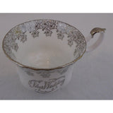 Royal Albert Silver Wedding  Bone China Tea Cup and Saucer No. 4531