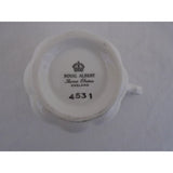 Royal Albert Silver Wedding  Bone China Tea Cup and Saucer No. 4531