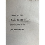 Laser Air Filter Replaces B&S/Tecumseh 27987 & John Deere AM34963 2 -5 HP