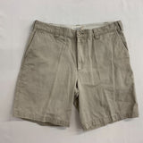 Denver Hayes Chinos Shorts Men's 36 Beige Cotton Canvas