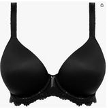 Freya AA5490BLK Womens Expression Demi Plunge Molded Underwire T-Shirt Bra